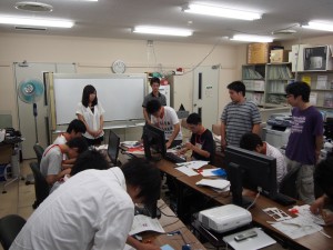 高専体験実習の様子